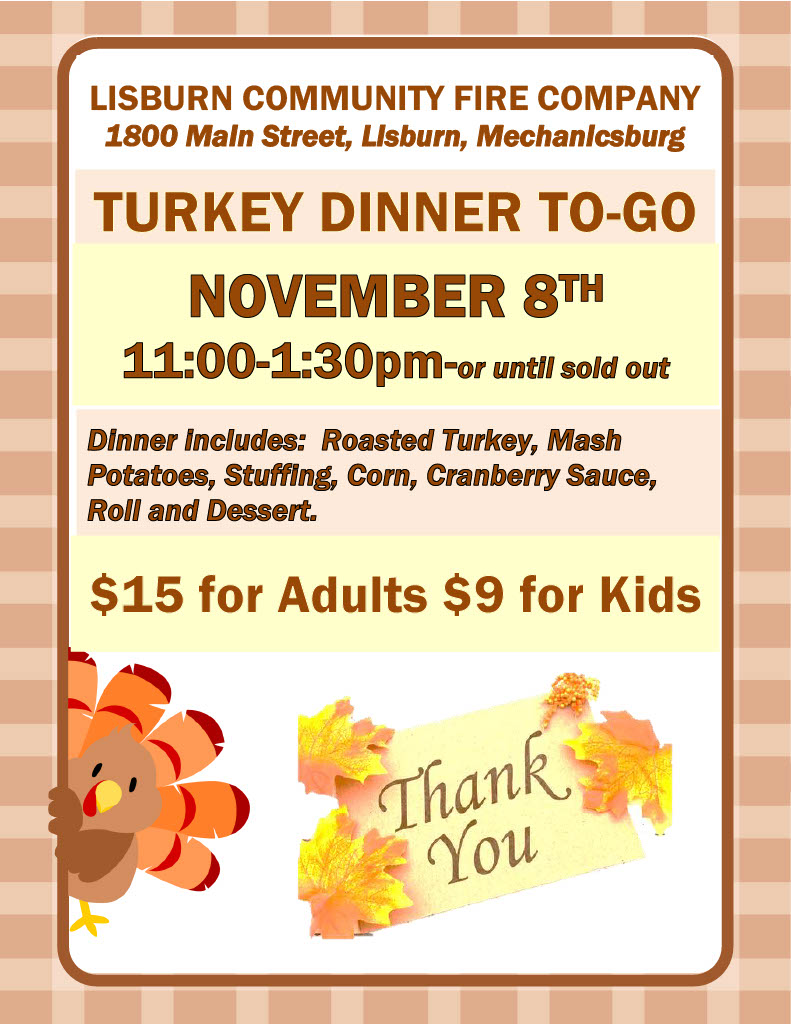 2026 Thanksgiving Dinner Flyer